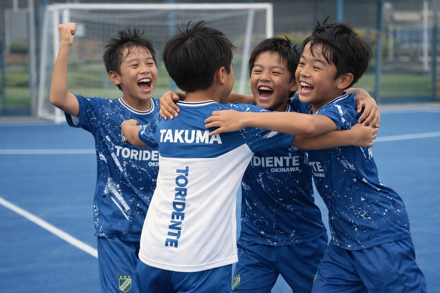 喜ぶスクール生